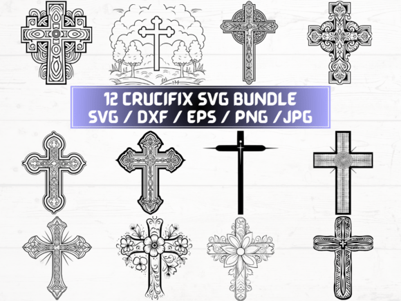 Cross Crucifix SVG: A Versatile Design Asset