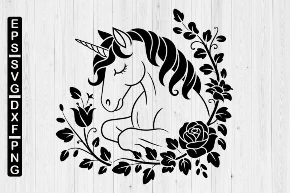 Floral Unicorn Svg: A Versatile Digital Asset
