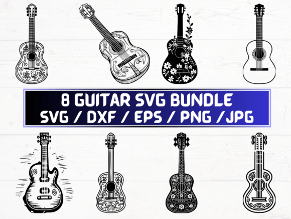 Guitar Stencil: A Versatile Design for Creative and Practical Use