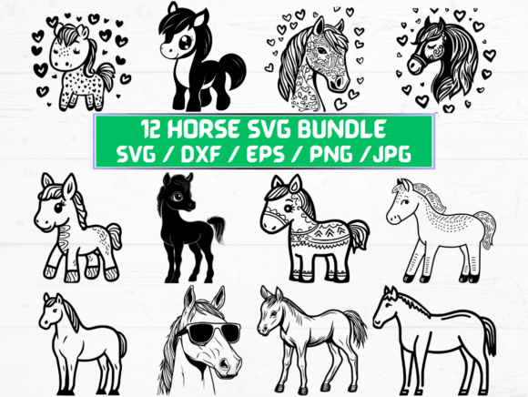 Horse Silhouette SVG