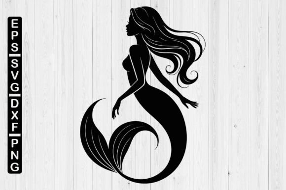 Mermaid Silhouettes Svg