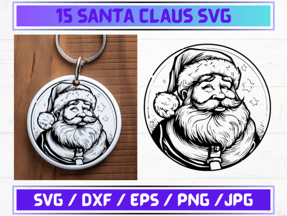 The Santa Claus SVG Bundle: A Versatile Tool for Designers and Creators